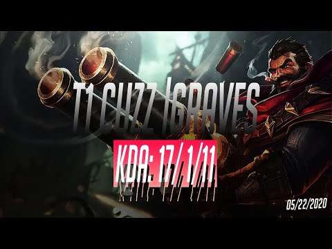 T1 Cuzz Graves vs Elise| Full Gameplay| 05/21/2020