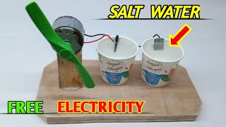 How to generate free electricity with water| free energy | Dc Motor Science Project