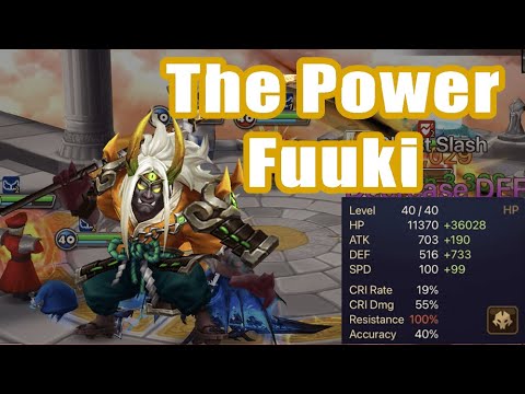 【 Summoners War | Curry's RTA 】The Power Fuuki, Insane Power!