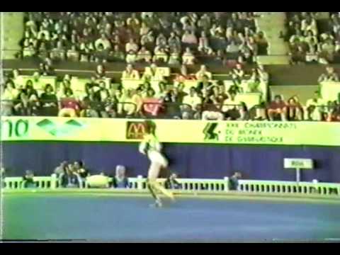 2nd T ROM Celestina Popa FX - 1985 World Gymnastics Championships 9.775