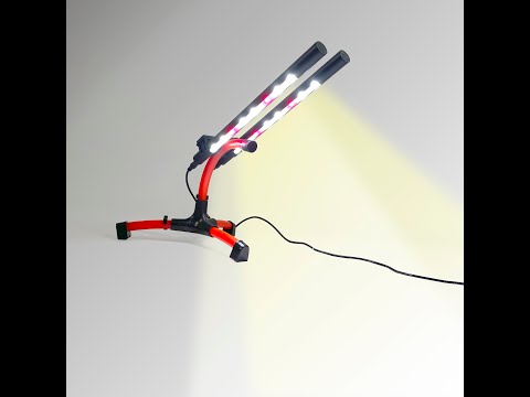 Настольная LED лампа-трансформер RED BOB - с двумя светильниками и сенсорным управлением. Лампа-конструктор. - фото 1 - id-p2202199784
