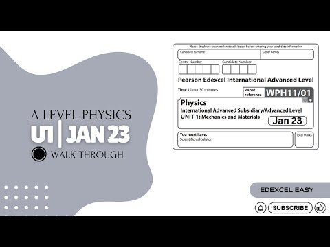 JAN 23 PHYSICS UNIT 1 QUESTION PAPER SOLUTION 1