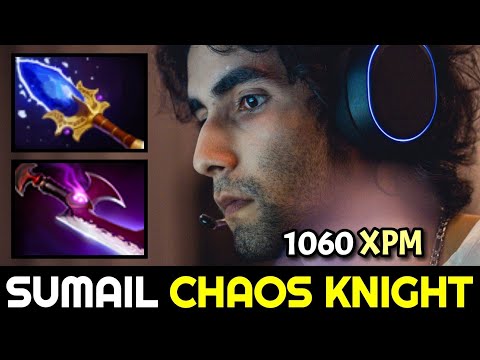 SUMAIL Random MID Chaos Knight with Scepter & Silver Edge Build 7.32d Dota 2