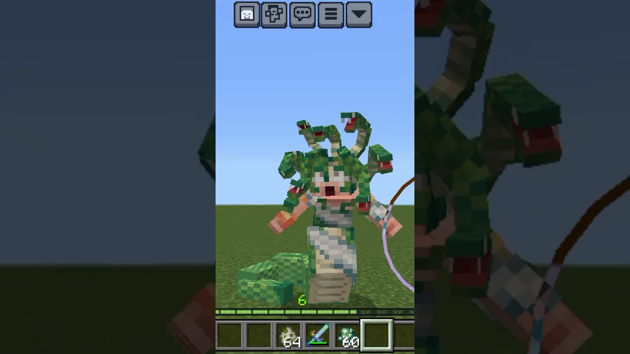 Medusa angry #minecraft #addon #medusa