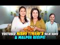 Nishu Tiwari S YouTube Journey 1st Viral Video Dilip S One Liners Mummy S Special Malpua Recipe