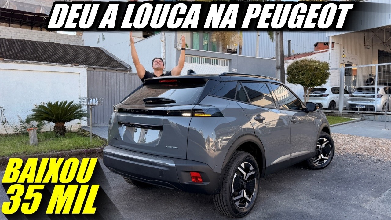 Despencou o preço do Peugeot 2008 ALLURE 2026 - Hora de comprar?