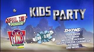 Join us at the Kids Party in Playa del Carmen