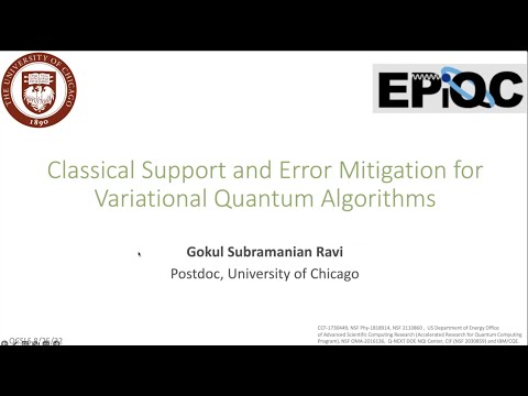8 | Classical Support and Error Mitigation for Variational Quantum Algorithms