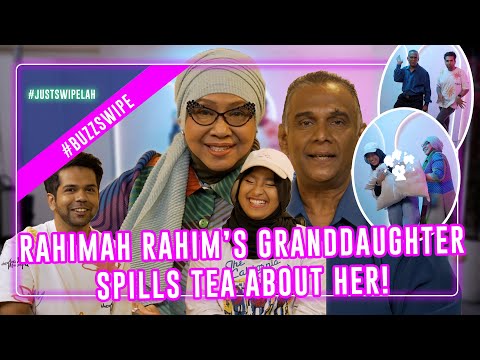 Rahimah Rahim does a TikTok with her granddaughter! #justswipelah