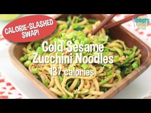 Cold Sesame Zucchini Noodles