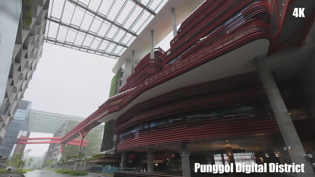 Embark on an intriguing walking tour through Punggol Digital District.