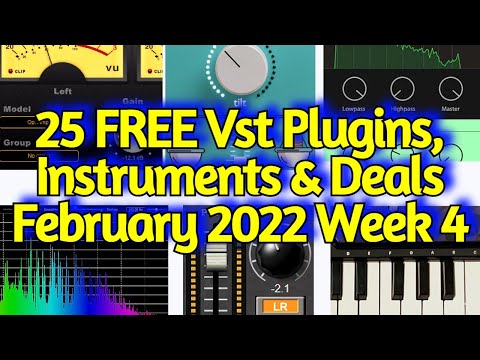 25 Best New FREE VST PLUGINS, Vst Instruments, SAMPLE PACKS & Huge Deals - FEBRUARY 2022 Week 4