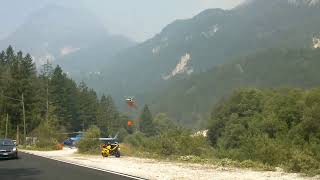 preview picture of video 'Rifornimento elicottero antincendio'