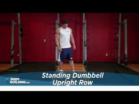 Standing Dumbbell Upright Row - Shoulder Exercise - Bodybuilding.com