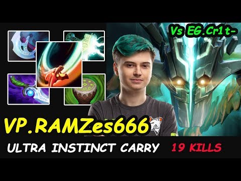 VP RAMZes666 - [Juggernaut] ULTRA INSTINCT CARRY INSANE DAMAGE vs Cr1t- Dota 2 7.21d