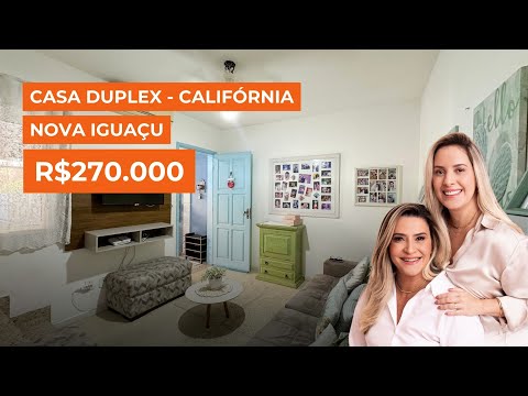 VENDA | CASA DUPLEX | CALIFORNIA NOVA IGUAÇU | CASAS MODERNAS IMÓVEIS