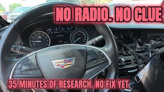 No Radio. No Screen. No Clue? 2016 Cadillac CT6 Diagnosis Begins!