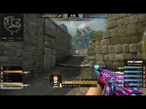 Gambit vs NAVI: TripleKill from Sh1ro with AWP on Ancient, StarLadder CIS RMR