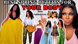 How to Dress STYLISH for Every Shape & Hide Belly Fat | Spring 2025 Fashion Nova & Shein Haul
