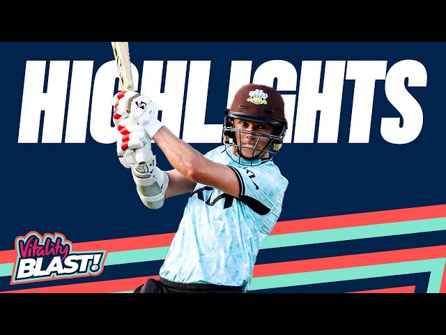 Curran Brothers Power Surrey to Big Win! | Middlesex v Surrey – Highlights | Vitality Blast 2023