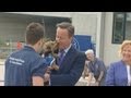 David Cameron at Battersea Dogs and Cats Home.