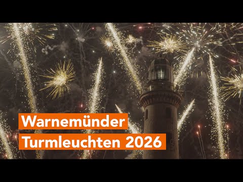 MV1 presents the Warnemünde Tower Illumination on January 1, 2026
