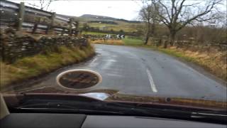 preview picture of video 'Flooded roads around Askrigg'