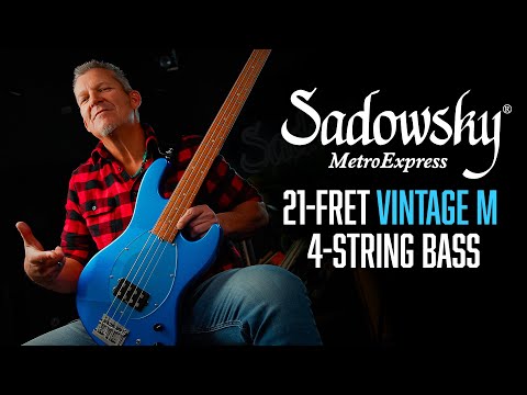 Sadowsky MetroExpress 21-Fret Vintage M Bass Morado Fingerboard 5-String - Solid Sage Green Metallic High Polish image 11