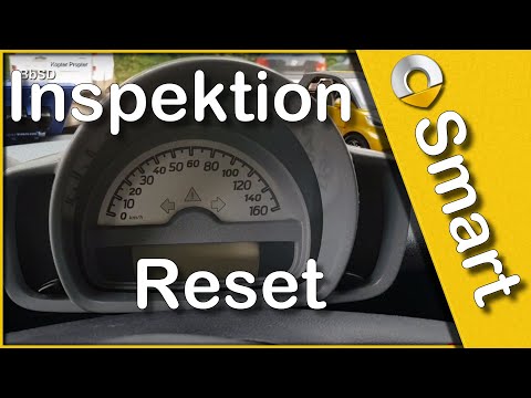 Smart 451 • Service Intervall • selbst und kostenlos zurückstellen • deutsch • DIY