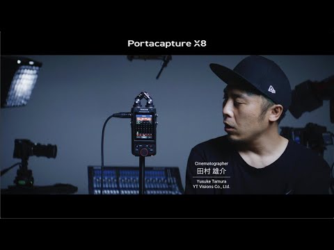 Tascam Portacapture X8 Nešiojamasis garso įrašymo įrenginys video