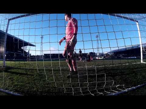 BEHIND THE GOAL: Lee Angol scores the equaliser at Grimsby, 26Dec2017