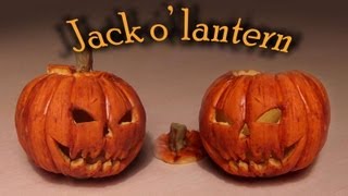 Halloween: Polymer clay Jack o&#39; lantern tutorial