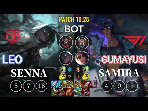 SB Leo Senna vs T1 Gumayusi Samira Bot - KR Patch 10.25