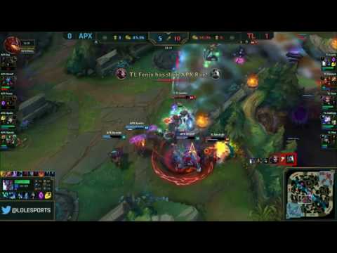 Apex vs Liquid Game 2 Highlights   NA LCS Week 4 Day 1 Summer 2016   APX vs TL G2