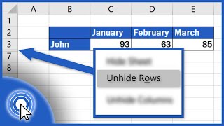 How to Unhide Rows in Excel
