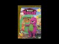 Barney Come On Over To Barney S House 2000 DVD Opening