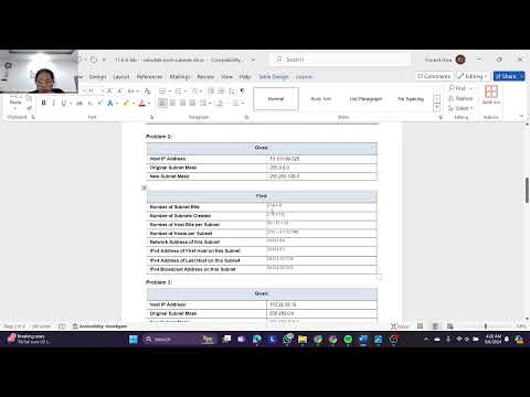Lab 11.6.6 - Calculate IPv4 Subnets