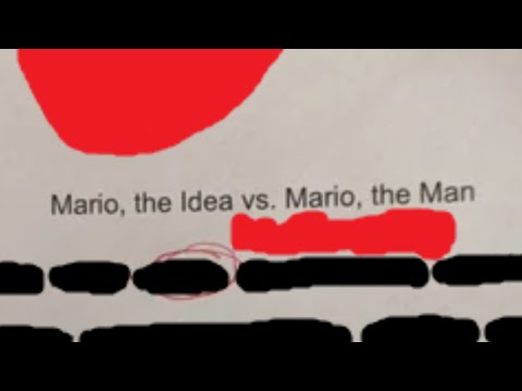 Mario the Idea vs Mario the Man