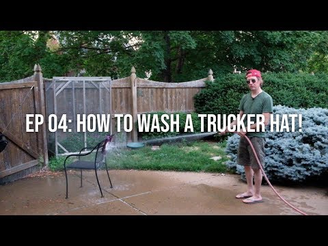 How to Wash a Trucker Hat!