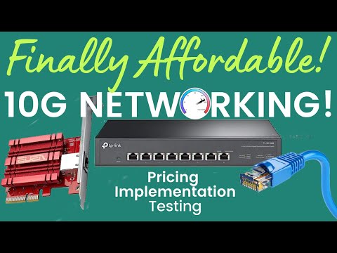 AFFORDABLE 10GB NETWORKING!!! Switches and NIC Cards. 10gb Switch 10gb Nics .