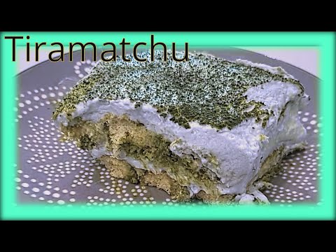 Tiramisu mas com Matcha
