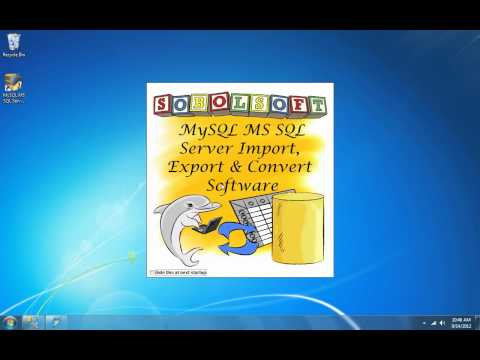 MySQL MS SQL Server Import, Export & Convert Software