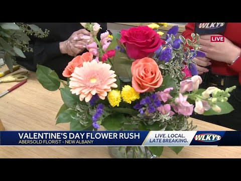 New Albany florists prepare hundreds of orders for Valentine's Day