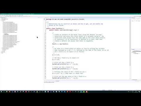Object Oriented Programming In Java Lesson 1 No Args Constructor Accessing Fields