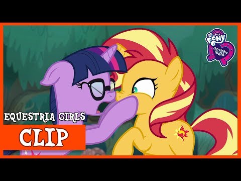 Pony Sunset, Twilight & Rainbow in Equestria | MLP: Equestria Girls | Spring Breakdown [Full HD]