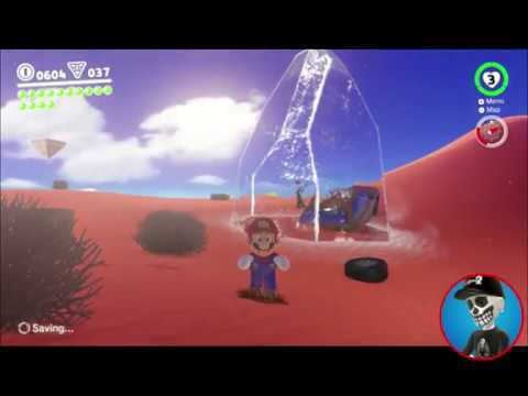 Super Mario Odyssey Guide Sand Kingdom Power Moon # 18