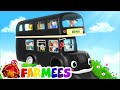 Wheels On The Bus Bus Cartoon Videos For Children By Farmees