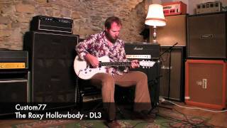 Video thumbnail for Custom77 - The Roxy Hollowbody  - DL3 - Video 2 by Custom77