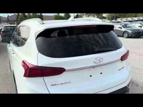 2019 Hyundai Santa Fe 2.0T Ultimate AWD in White for sale at Finch Hyundai in London, ON