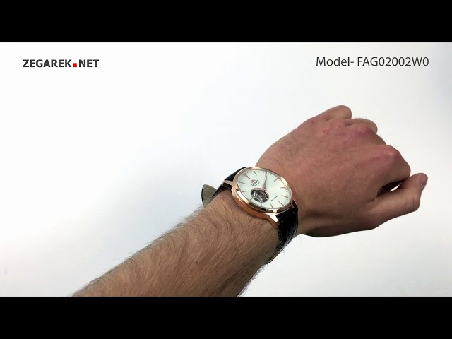 ساعة اورينت قلب مفتوح أوتوماتيكية رجالية - FAG02002W0